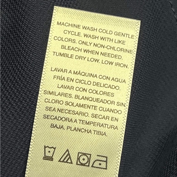 Scoop Flounce Dress‎ Size M Polka Dot Blue Long Sleeve Ruffled Skirt Feminine - Picture 11 of 11